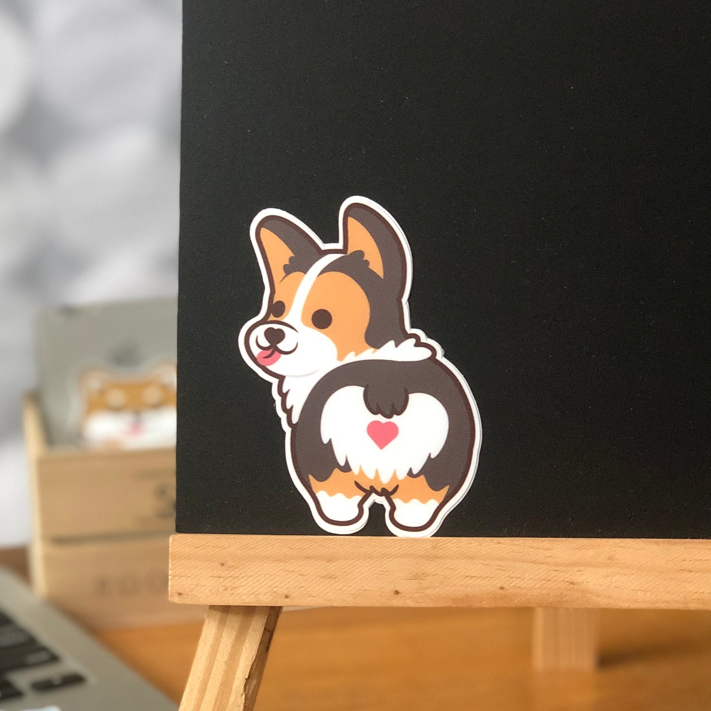 Corgi Stickers-Butt 哥基貼紙-小屁股
