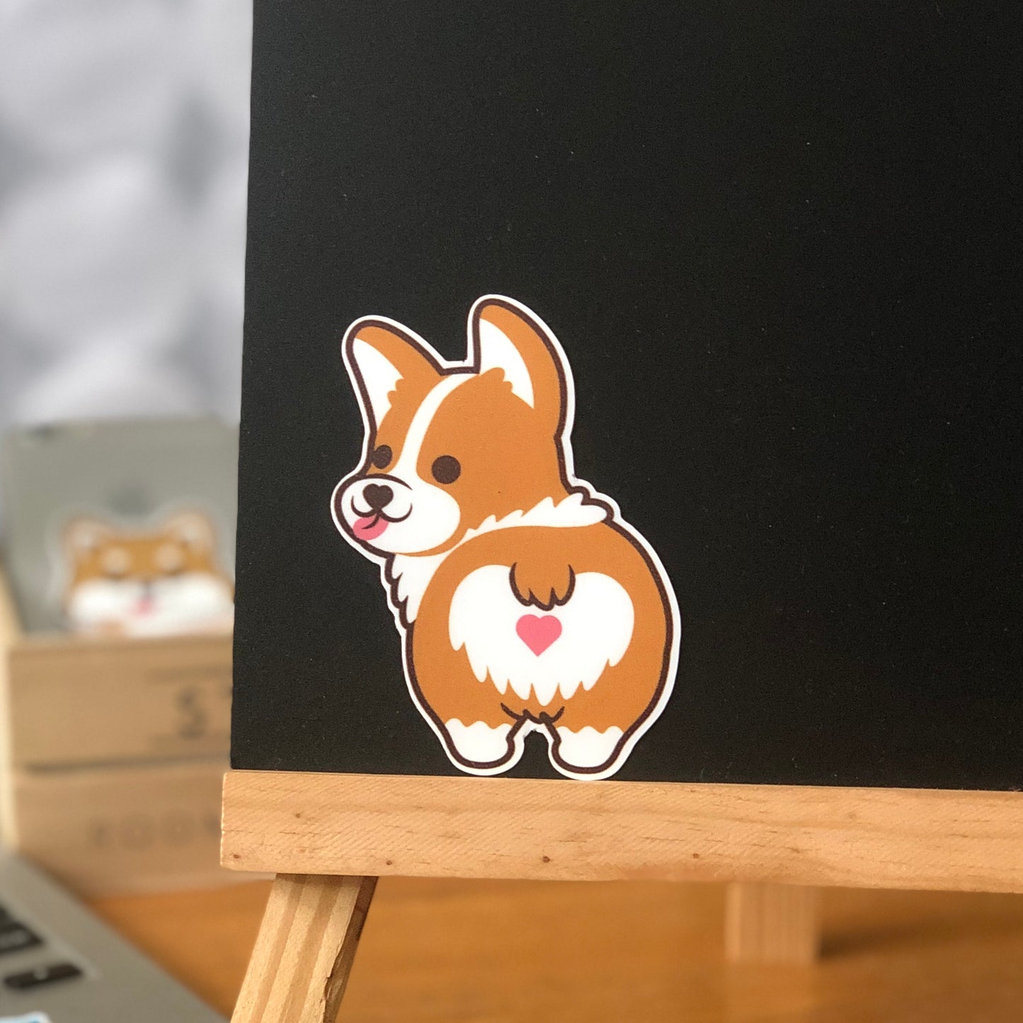 Corgi Stickers-Butt 哥基貼紙-小屁股