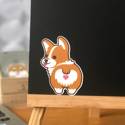 Corgi Stickers-Butt 哥基貼紙-小屁股