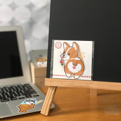 Pomeranian Stickers-Butt 松鼠狗貼紙-小屁股