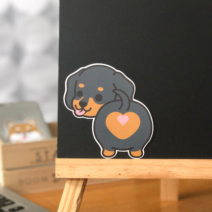 Dachshund Stickers-Butt 臘腸狗貼紙-小屁股