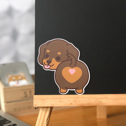 Dachshund Stickers-Butt 臘腸狗貼紙-小屁股