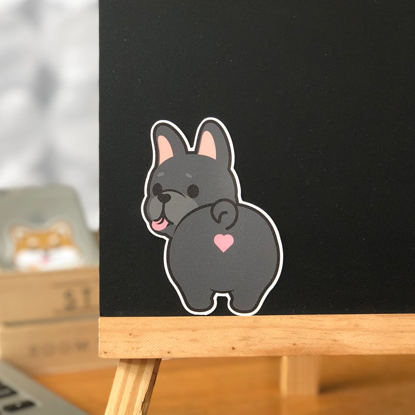 Frenchie Stickers-Butt 法鬥貼紙-小屁股