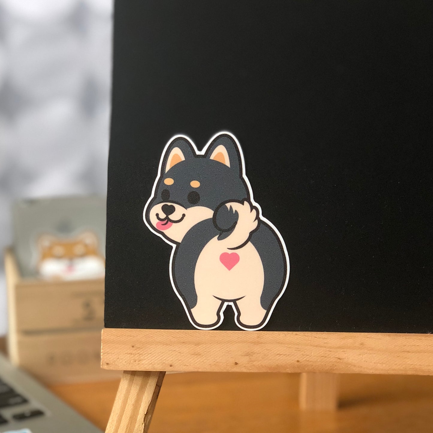 Shiba Stickers-Butt 柴犬貼紙-小屁股