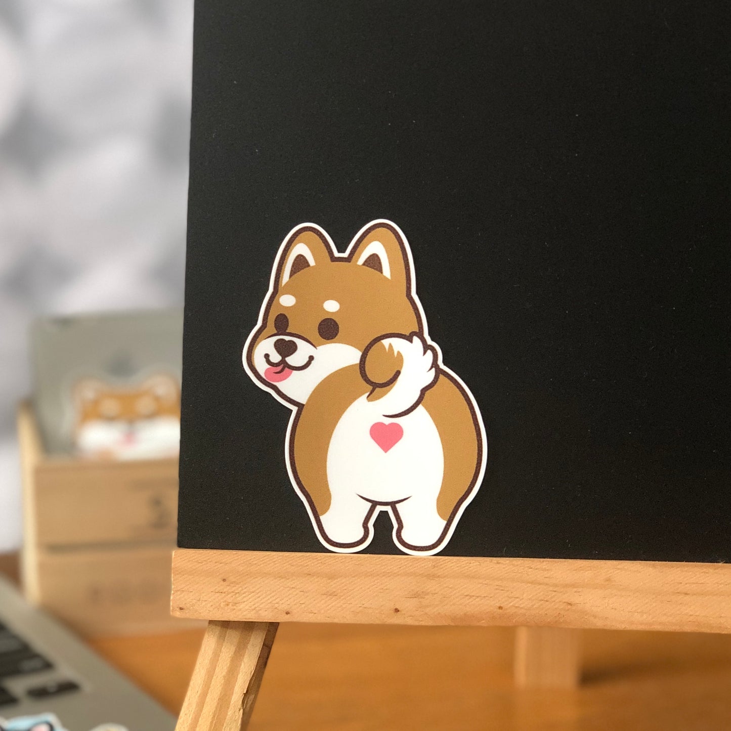 Shiba Stickers-Butt 柴犬貼紙-小屁股