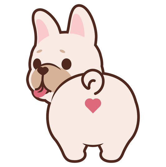 Frenchie Stickers-Butt 法鬥貼紙-小屁股