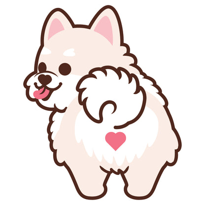 Pomeranian Stickers-Butt 松鼠狗貼紙-小屁股