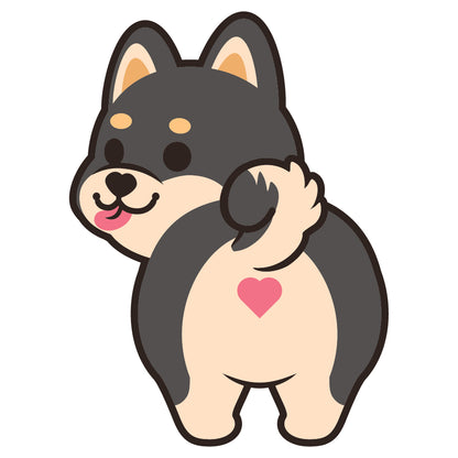 Shiba Stickers-Butt 柴犬貼紙-小屁股