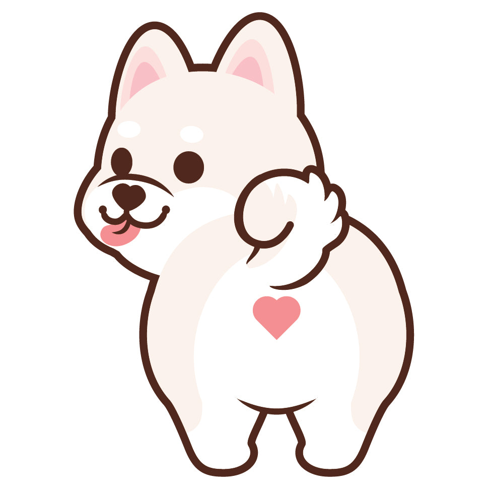 Shiba Stickers-Butt 柴犬貼紙-小屁股