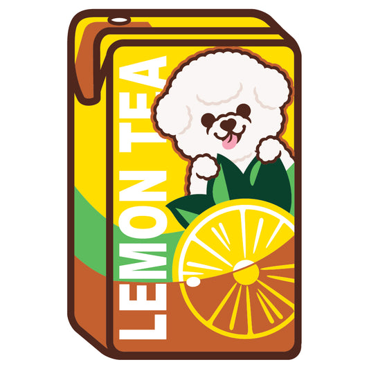 Bichon Stickers-Vita Lemon Tea 比熊犬貼紙-維他檸檬茶