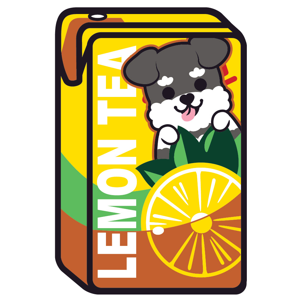 Schnauzer Stickers-Vita Lemon Tea 史納莎貼紙-維他檸檬茶