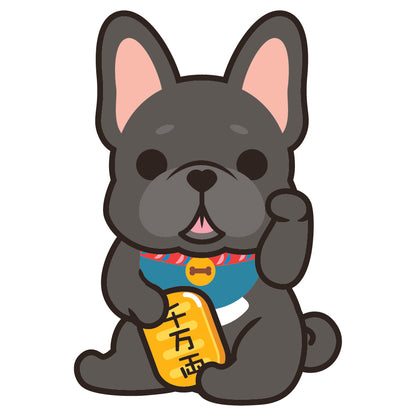 Frenchie Stickers-Lucky Dog 法鬥貼紙-招財狗