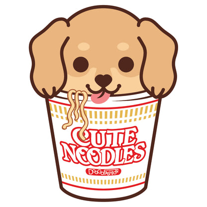 Dachshund Stickers-Cup Noodle 臘腸狗貼紙-杯麵