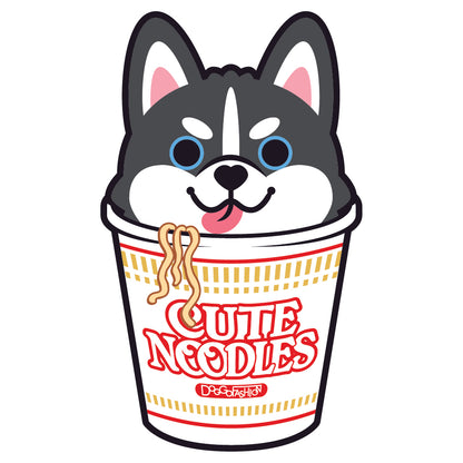 Husky Stickers-Cup Noodle 雪橇狗貼紙-杯麵