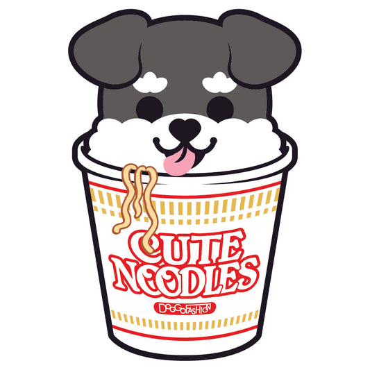 Schnauzer Stickers-Cup Noodle 史納莎貼紙-杯麵