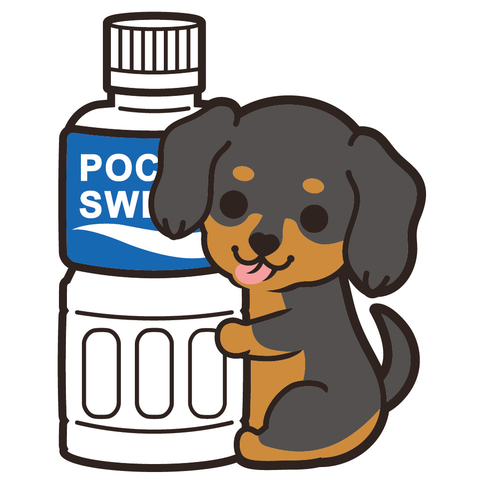 Dachshund Stickers-Pocari 臘腸狗貼紙-寶礦力