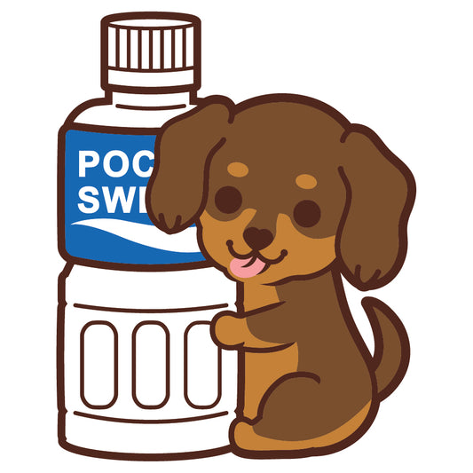 Dachshund Stickers-Pocari 臘腸狗貼紙-寶礦力