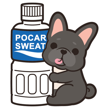 Frenchie Stickers-Pocari 法鬥貼紙-寶礦力