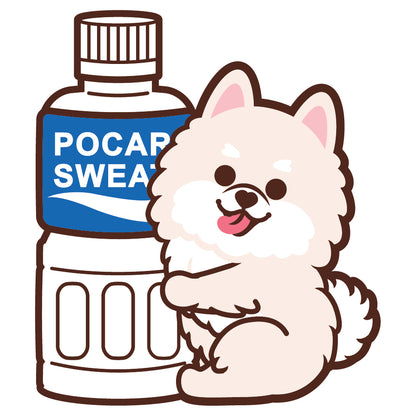 Pomeranian Stickers-Pocari 松鼠狗貼紙-寶礦力