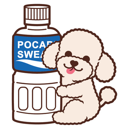 Poodle Stickers-Pocari 貴婦狗貼紙-寶礦力
