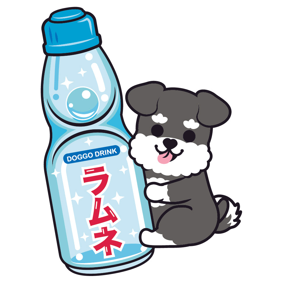 Schnauzer Stickers-Ramune 史納莎貼紙-波子汽水