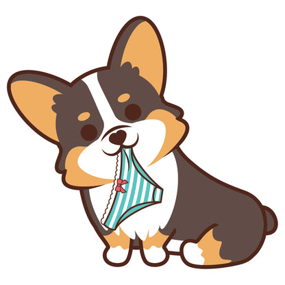 Corgi Stickers-Panties 哥基貼紙-偷底褲