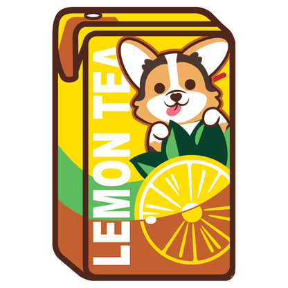 Corgi Stickers-Vita Lemon Tea 哥基貼紙-維他檸檬茶