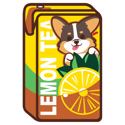 Corgi Stickers-Vita Lemon Tea 哥基貼紙-維他檸檬茶