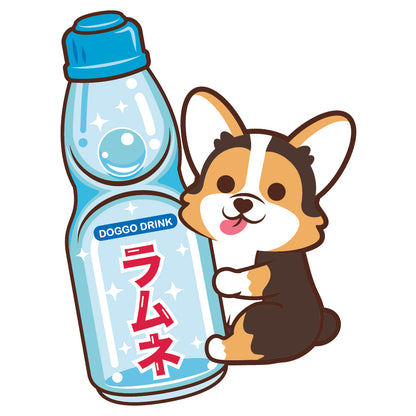 Corgi Stickers-Ramune 哥基貼紙-波子汽水