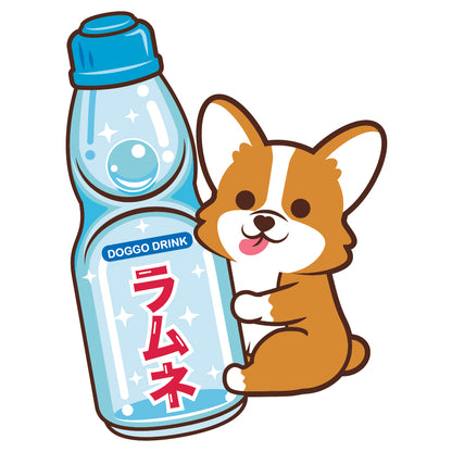 Corgi Stickers-Ramune 哥基貼紙-波子汽水