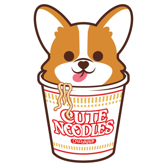 Corgi Stickers-Cup Noodle 哥基貼紙-杯麵