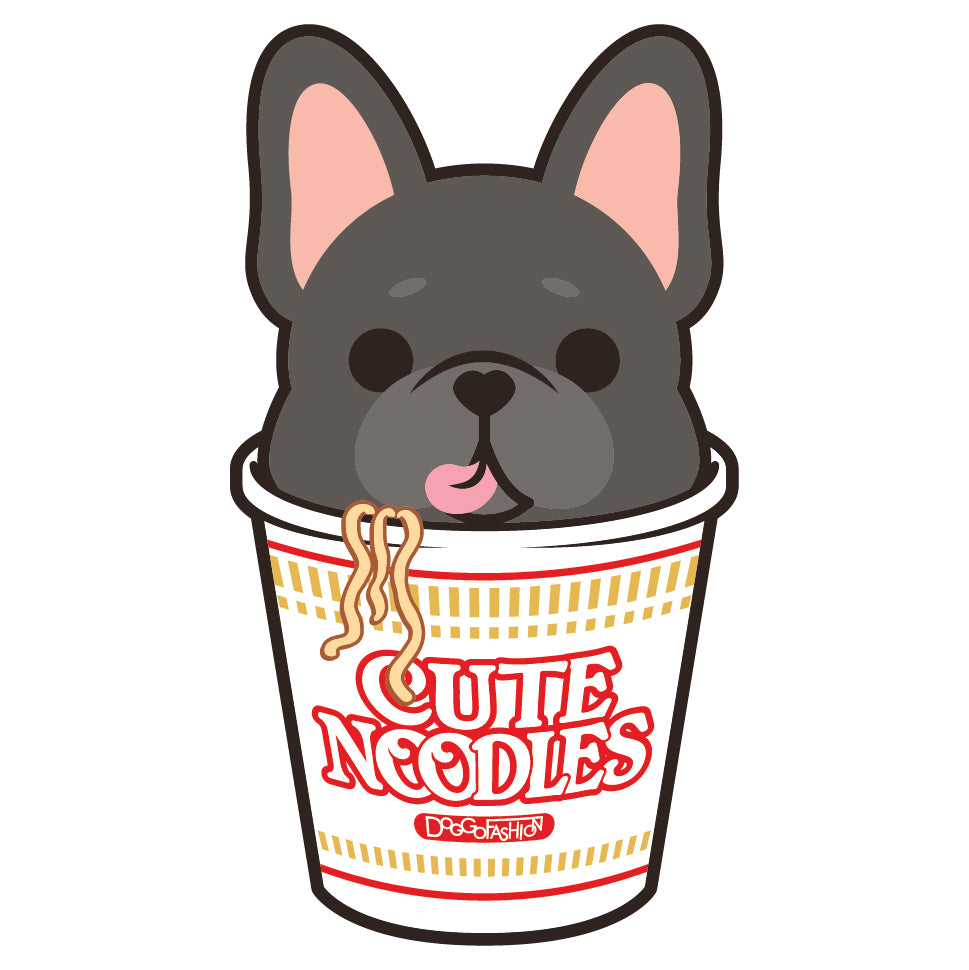 Frenchie Stickers-Cup Noodle 法鬥貼紙-杯麵