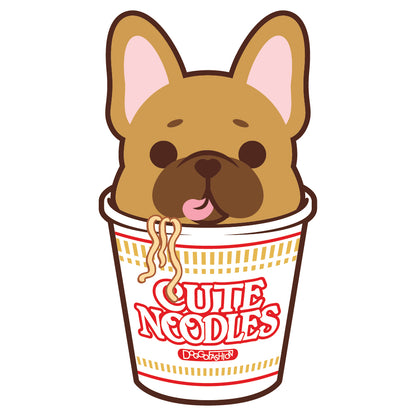 Frenchie Stickers-Cup Noodle 法鬥貼紙-杯麵