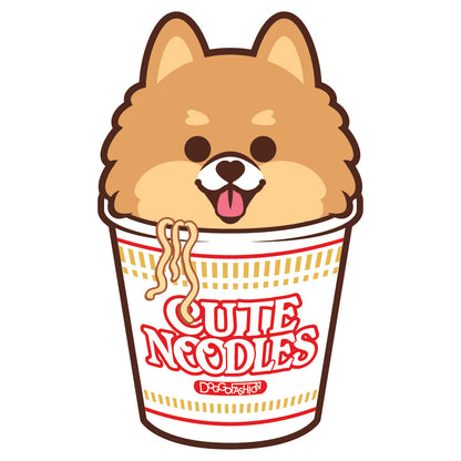 Pomeranian Stickers-Cup Noodle 松鼠狗貼紙-杯麵