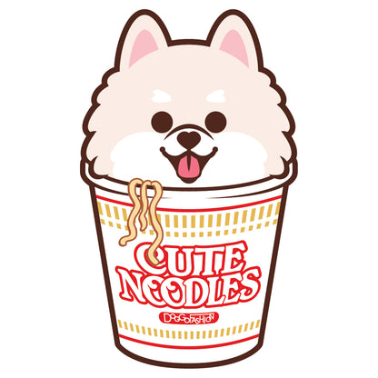Pomeranian Stickers-Cup Noodle 松鼠狗貼紙-杯麵