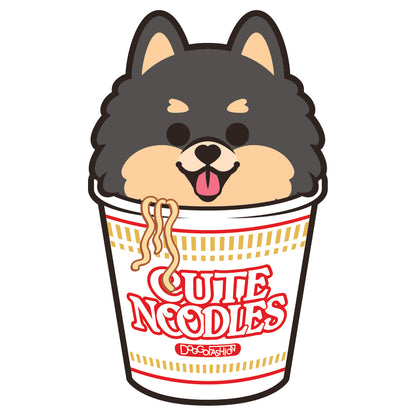 Pomeranian Stickers-Cup Noodle 松鼠狗貼紙-杯麵