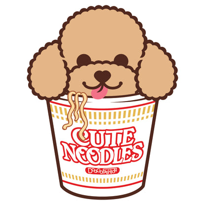 Poodle Stickers-Cup Noodle 貴婦狗貼紙-杯麵