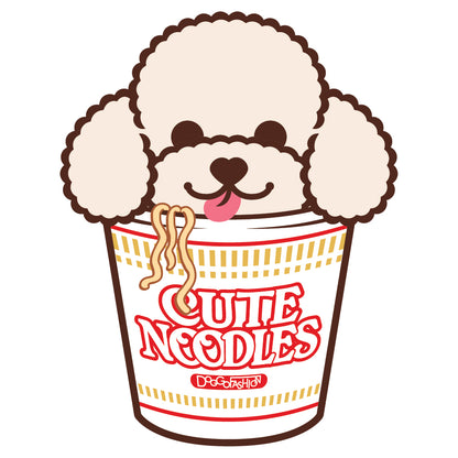 Poodle Stickers-Cup Noodle 貴婦狗貼紙-杯麵