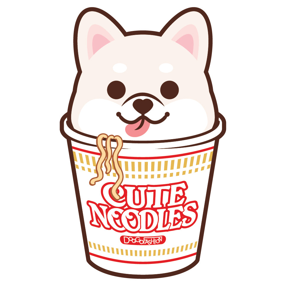 Shiba Stickers-Cup Noodle 柴犬貼紙-杯麵