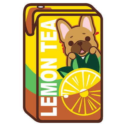 Frenchie Stickers-Vita Lemon Tea 法鬥貼紙-維他檸檬茶