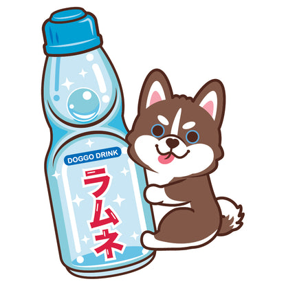 Husky Stickers-Ramune 雪橇狗貼紙-波子汽水