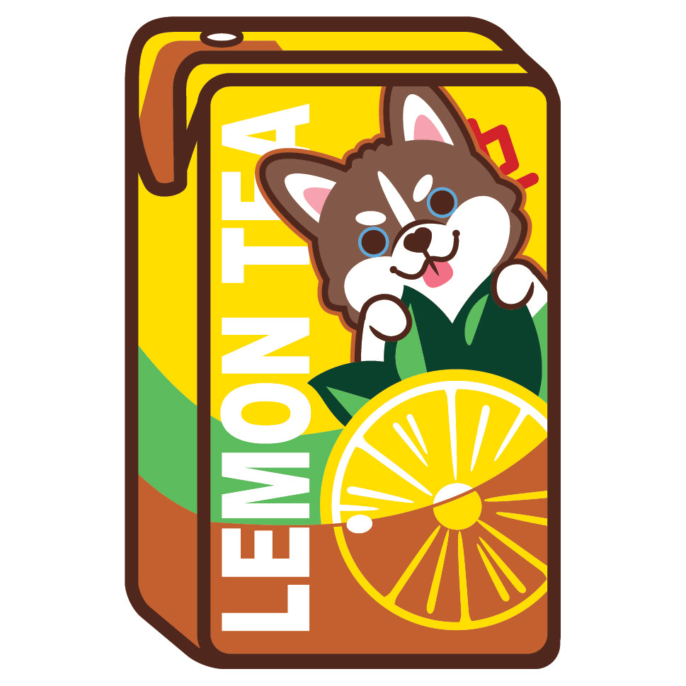Husky Stickers-Vita Lemon Tea 雪橇狗貼紙-維他檸檬茶