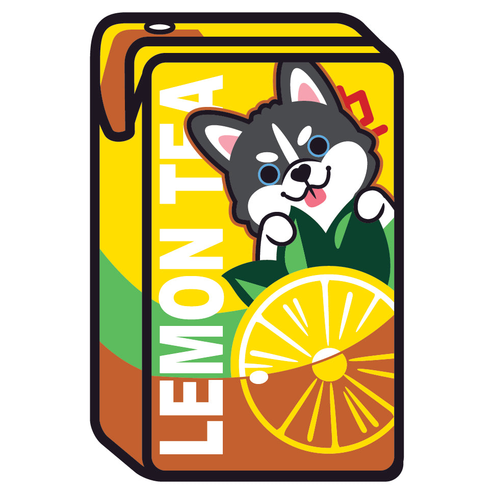 Husky Stickers-Vita Lemon Tea 雪橇狗貼紙-維他檸檬茶