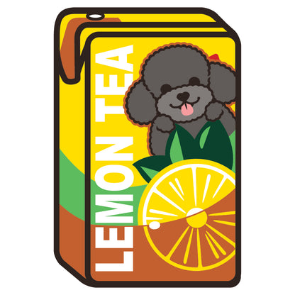 Poodle Stickers-Vita Lemon Tea 貴婦狗貼紙-維他檸檬茶