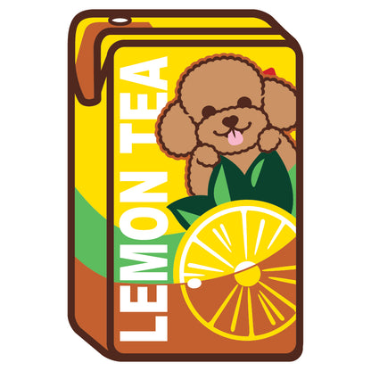 Poodle Stickers-Vita Lemon Tea 貴婦狗貼紙-維他檸檬茶