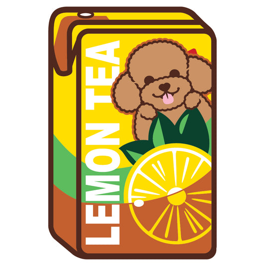 Poodle Stickers-Vita Lemon Tea 貴婦狗貼紙-維他檸檬茶