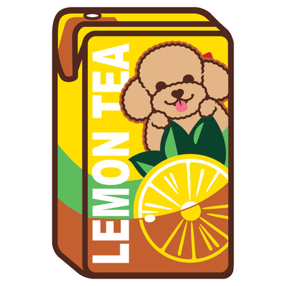 Poodle Stickers-Vita Lemon Tea 貴婦狗貼紙-維他檸檬茶