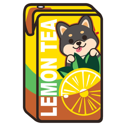 Shiba Stickers-Vita Lemon Tea 柴犬貼紙-維他檸檬茶