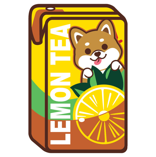 Shiba Stickers-Vita Lemon Tea 柴犬貼紙-維他檸檬茶