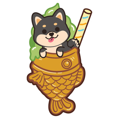 Shiba Stickers-Taiyaki Ice-cream 柴犬貼紙-鯛魚雪糕